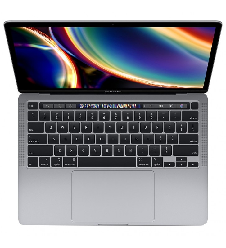 Macbook pro 13'' 2020, mwp52, intel i5, 2.0ghz, 16gb ram, 1tb ssd, touch id sensor,  displayport, thunderbolt, tastatura layout int, space gray (gri) - apple