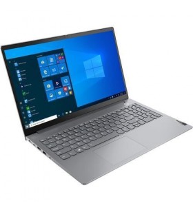 Laptop lenovo thinkbook 15 g2 itl, intel core i7-1165g7, 15.6inch, ram 16gb, ssd 512gb, intel iris xe graphics, windows 10 pro, mineral gray