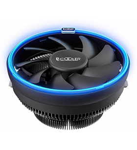 Cooler  pccooler, skt. universal, racire cu aer, vent. 120 mm x 1, 1800 rpm, blue led "e126m b"