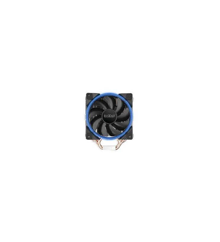 Cooler  pccooler, skt. universal, racire cu aer, vent. 120 mm x 1, 1800 rpm, blue led "gi-h58u corona b"