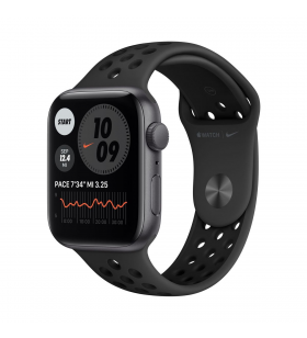 Apple watch nike se gps, 44mm space grey aluminium case with anthracite/black nike sport band
