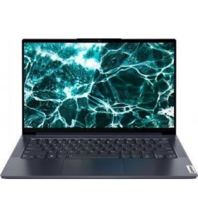 Laptop ultraportabil lenovo yoga slim 7 14itl05 cu procesor intel core i7-1165g7 pana la 4.70 ghz, 14", full hd, ips, 16gb, 1tb ssd, intel iris xe graphics, free dos, slate grey fabric