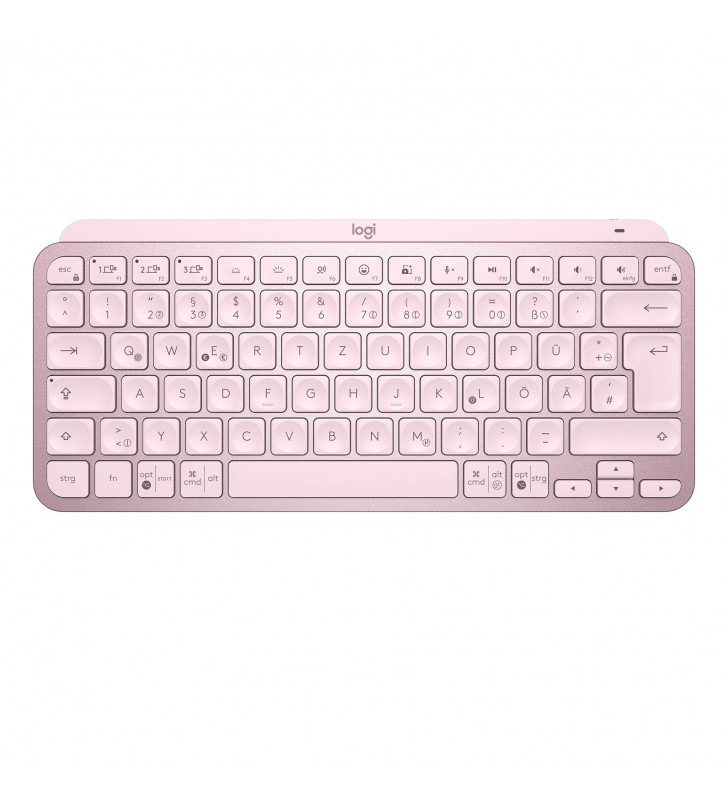 Logitech mx keys mini tastaturi rf wireless + bluetooth ąžerty franţuzesc roz