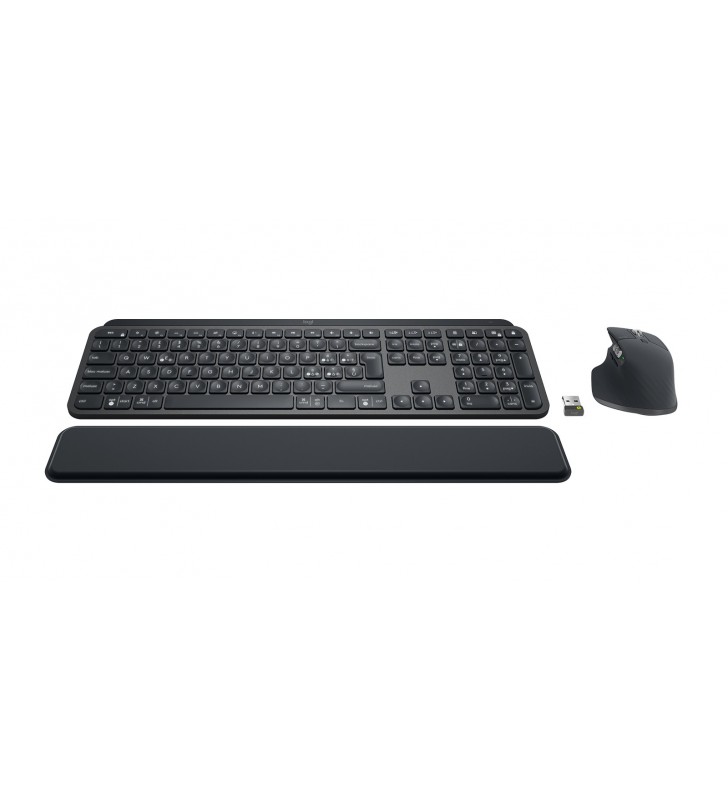 Logitech mx keys combo for business tastaturi rf wireless + bluetooth qwerty italiană grafit