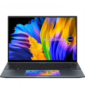 Laptop asus zenbook 14x oled ux5400eg-kn178t, intel core i7-1165g7, 14inch touch, ram 16gb, ssd 1tb, nvidia geforce mx450 2gb, windows 10, pine grey