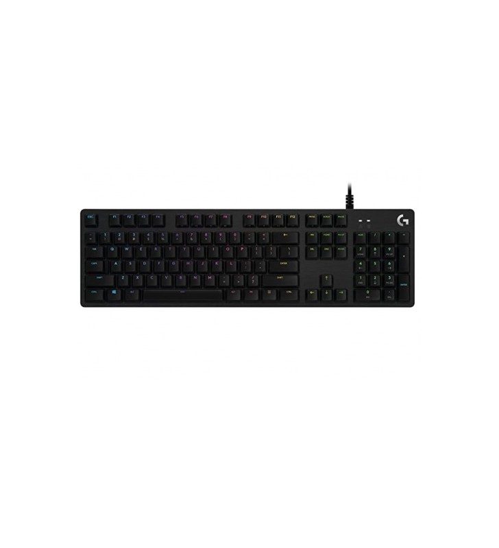 Tastatura logitech g512 se, lightsync rgb, usb, layout uk, black