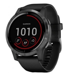 Smartwatch garmin, vivoactive 4s, ecran 1.3 inch, touchscreen da 1.3 inch, conectare prin bluetooth | gps | wifi, negru, "010-02174-14" (include tv 0.15 lei)