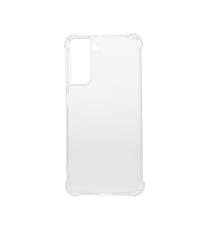 Husa smartphone spacer pentru samsung galaxy s21, grosime 1.5mm, protectie suplimentara antisoc la colturi, material flexibil tpu, transparenta