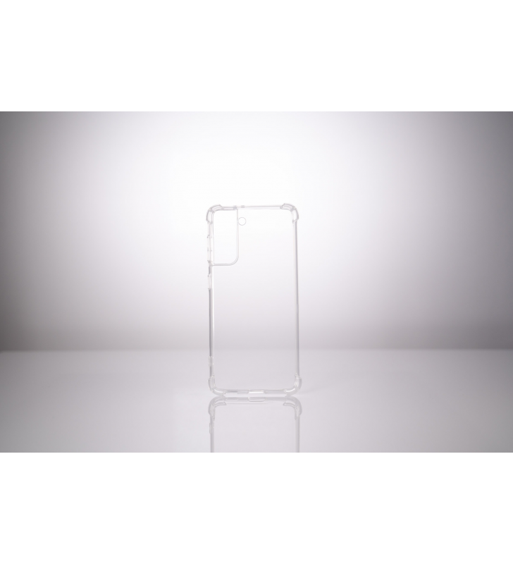 Husa smartphone spacer pentru samsung galaxy s21, grosime 1.5mm, protectie suplimentara antisoc la colturi, material flexibil tpu, transparenta