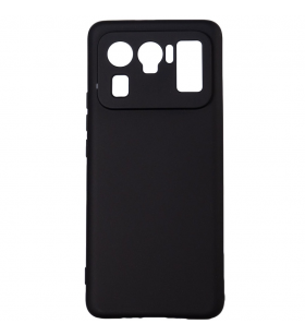 Husa smartphone spacer pentru xiaomi mi 11 ultra 5g, grosime 1.5mm, material flexibil tpu, negru