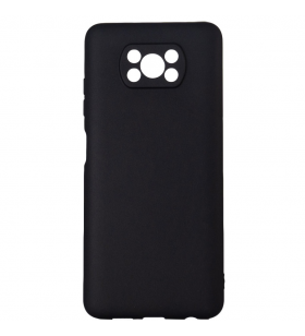 Husa smartphone spacer pentru xiaomi pocophone x3 pro 5g, grosime 1.5mm, material flexibil tpu, negru