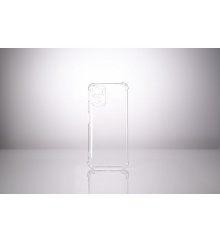 Usa smartphone spacer pentru xiaomi redmi note 10 s, grosime 1.5mm, protectie suplimentara antisoc la colturi, material flexibil tpu, transparenta