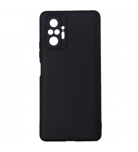 Husa smartphone spacer pentru xiaomi redmi note 10 pro, grosime 1.5mm, material flexibil tpu, negru