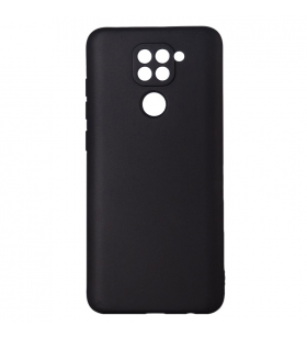 Husa smartphone spacer pentru xiaomi redmi note 9, grosime 1.5mm, material flexibil tpu, negru