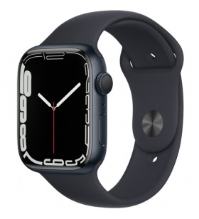 Smartwatch watch 7 gps 45mm aluminiu midnight si curea sport midnight negru