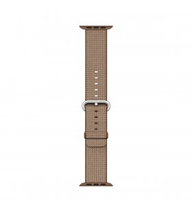 Apple watch 38mm woven nylon band - toasted coffee/caramel