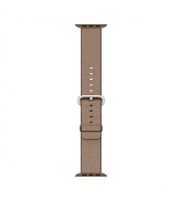 Apple watch 38mm woven nylon band - toasted coffee/caramel