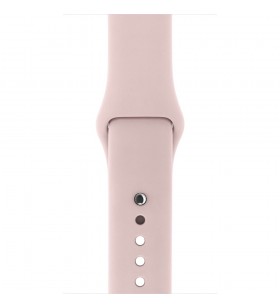 Curea apple watch 38mm band: pink sand sport with rose gold pin