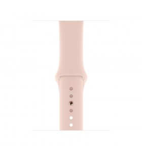 Curea apple watch 40mm band: pink sand sport band - s/m & m/l - with rose gold pin (demo)