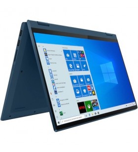 Laptop 2 in 1 lenovo ideapad flex 5 14alc05 cu procesor amd ryzen 5 5500u, 14", full hd, 16gb, 512gb ssd, amd radeon graphics, windows 10 home, abyss blue