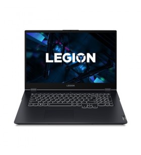 Laptop lenovo legion 5 17ith6, intel core i7-11800h, 17.3inch, ram 8gb, hdd 1tb + ssd 256gb, nvidia geforce rtx 3050 4gb, free dos, phantom blue