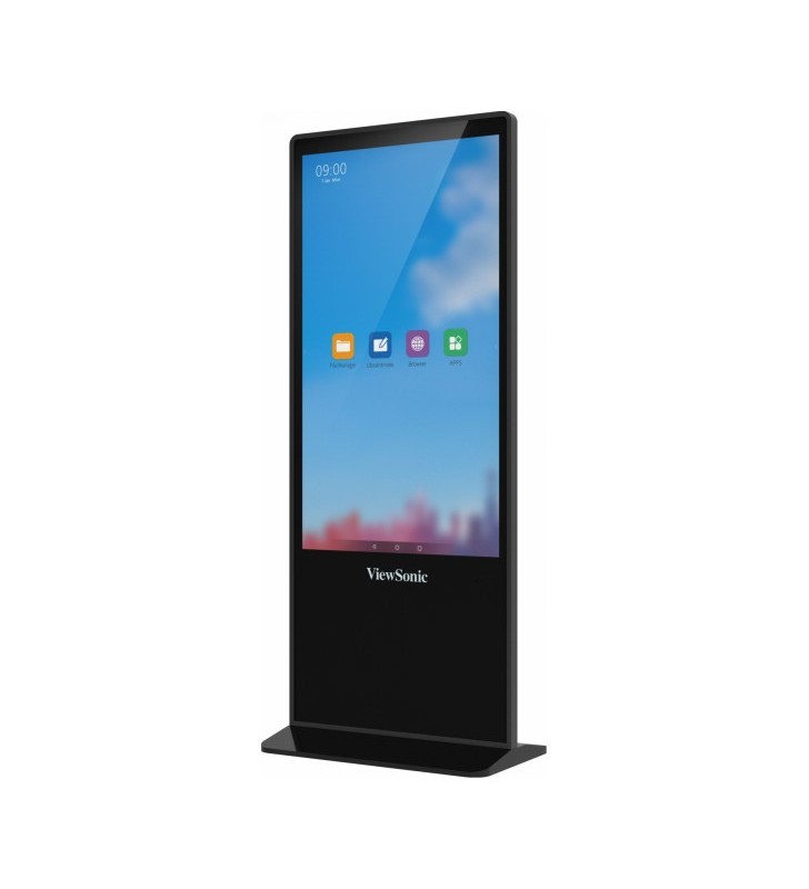 Viewsonic ep5542t afișaj semne design în formă de totem 139,7 cm (55") led 4k ultra hd negru ecran tactil android 8.0