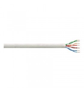 Rola cablu  utp logilink, cat6, 305m, cupru, solid, awg23, low smoke zero halogen, "cq2305u"