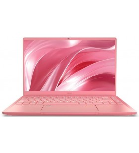 Laptop msi 14'' prestige 14 a11scx, fhd, procesor intel® core™ i7-1185g7 (12m cache, up to 4.80 ghz, with ipu), 16gb ddr4x, 1tb ssd, geforce gtx 1650 4gb, no os, rose pink
