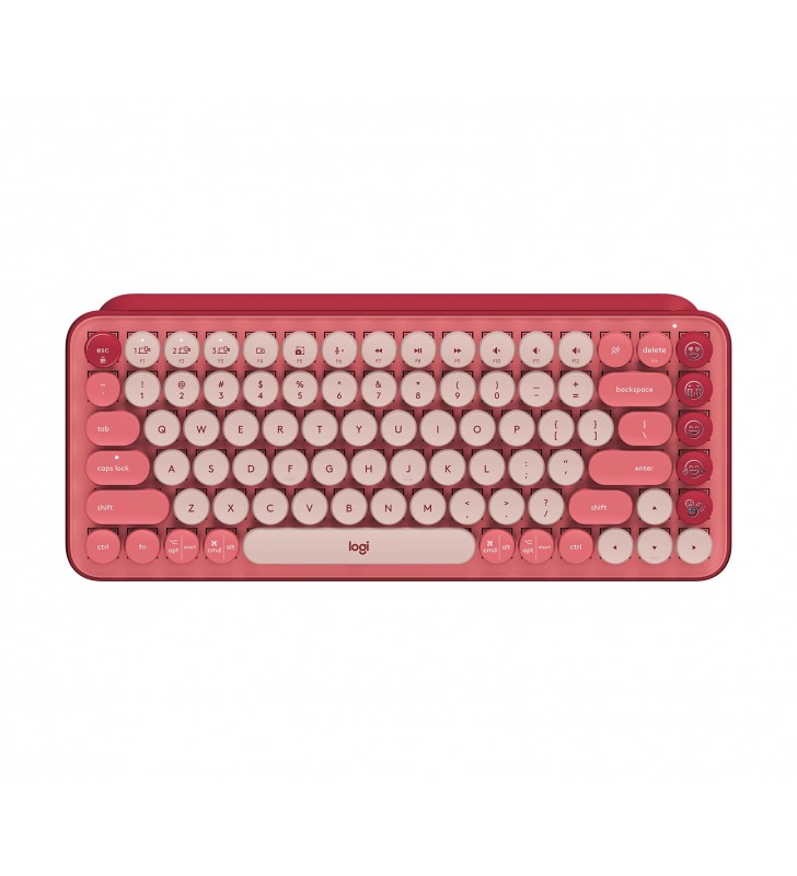 Logitech pop keys tastaturi rf wireless + bluetooth azerty franţuzesc roz