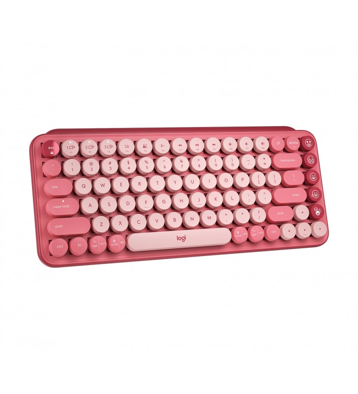 Logitech pop keys tastaturi rf wireless + bluetooth azerty franţuzesc roz