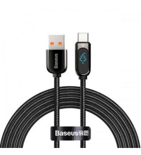 Cablu de date baseus catsk-01, usb - usb-c, 1m, black