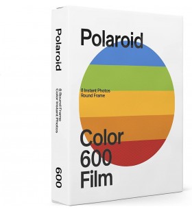 Film color polaroid 600 round frame