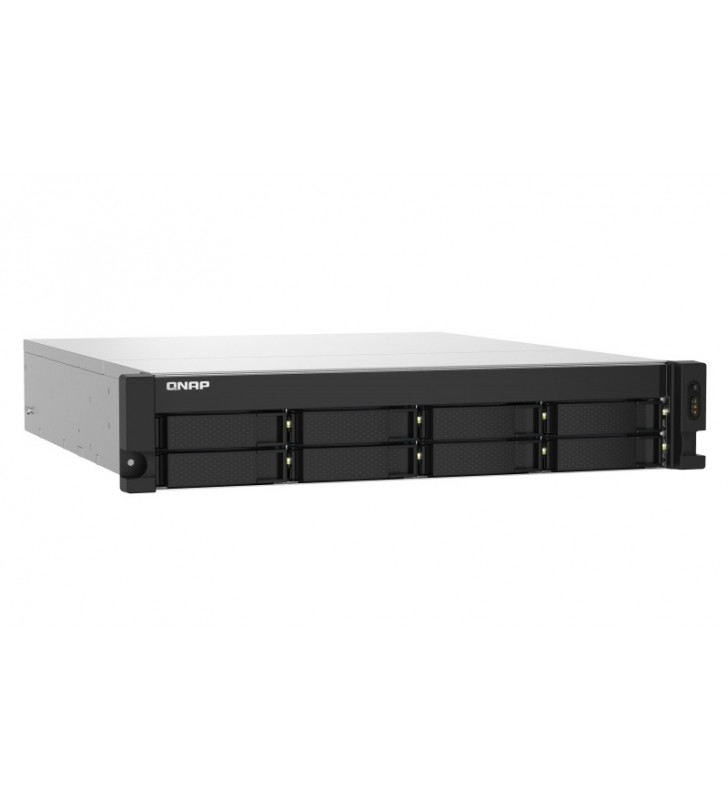 Qnap ts-832pxu-rp nas cabinet metalic (2u) ethernet lan negru al324