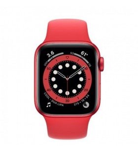 Smartwatch apple watch series 6, 1.57inch, curea silicon, red-red