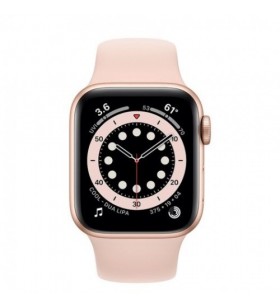 Smartwatch apple watch series 6, 1.78inch, curea silicon, gold-pink sand