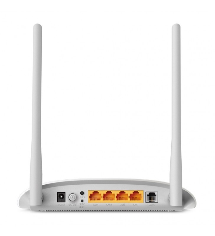 Tp-link td-w8961n router wireless fast ethernet bandă unică (2.4 ghz) 4g gri, alb