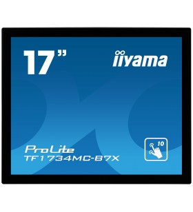 Iiyama prolite tf1734mc-b7x monitoare cu ecran tactil 43,2 cm (17") 1280 x 1024 pixel multi-touch negru