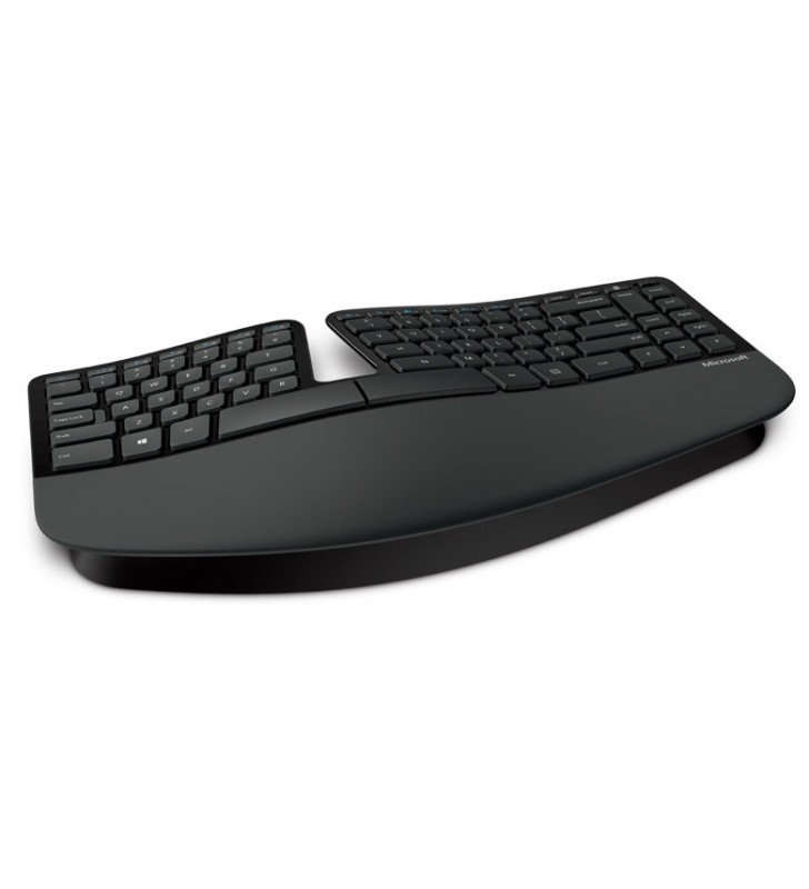Microsoft sculpt ergonomic desktop tastaturi rf fără fir germană negru