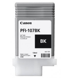 Canon pfi-107bk cartușe cu cerneală 1 buc. original negru