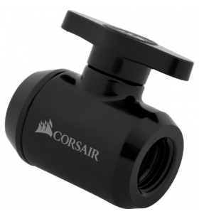 Conector watercooling corsair hydro x series xf ball valve, black