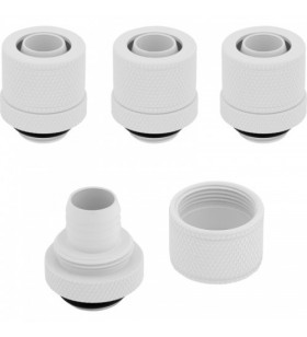 Conectori watercooling corsair hydro x series xf compression 10/13mm four pack, white