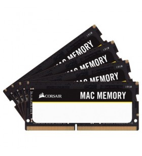 Kit memorie so-dimm corsair mac apple 32gb, ddr4-2666mhz, cl18, quad channel