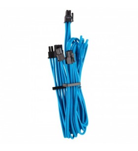 Cablu alimentare corsair premium individually sleeved, 0.65m, blue