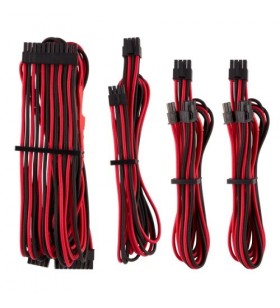 Kit cablu alimentare psu corsair cp-8920219, red-black