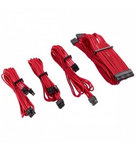 Kit cabluri alimentare corsair premium individually sleeved, 0.61m, red