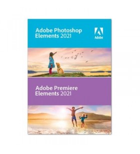 Adobe photoshop elements 2021 și premiere elements 2021 - pachet cutie - 1 utilizator