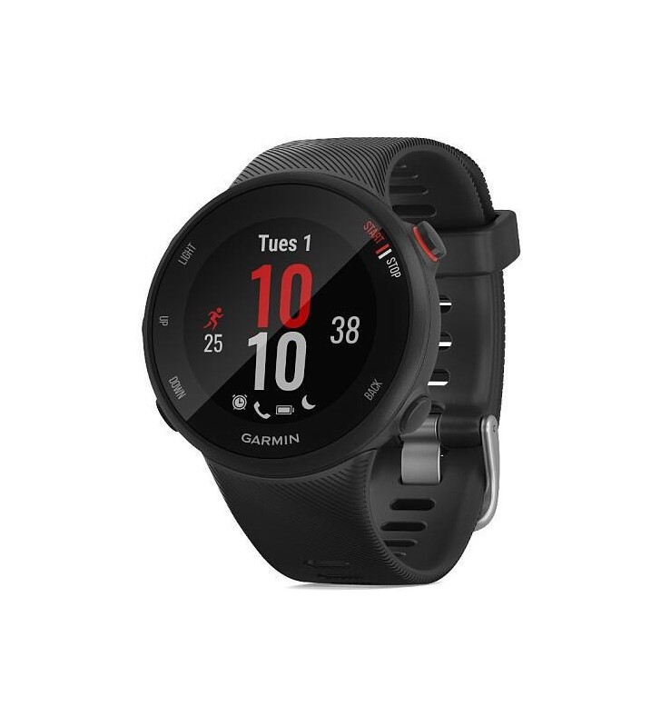 Smartwatch garmin, forerunner 45, ecran 1.04 inch, touchscreen da 1.04 inch, conectare prin gps, negru, "010-02156-12" (include tv 0.18lei)