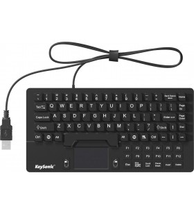 Keysonic ksk-5031in - keyboard - with touchpad - english - black