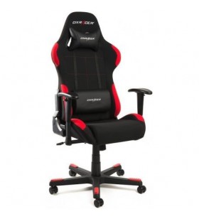 Dxracer formula series fd01 - chair - nylon, mesh, metal frame, high-density molded foam - red & black