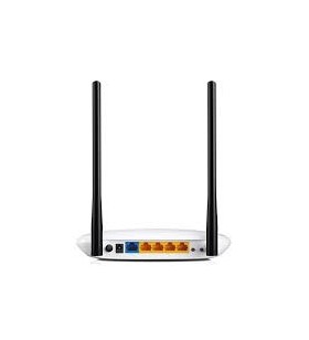 Router tp-link wireless  300mbps, 4 porturi 10/100mbps, 2 antene externe, atheros, 2t2r, "tl-wr841n" (include timbru verde 1.5 lei)